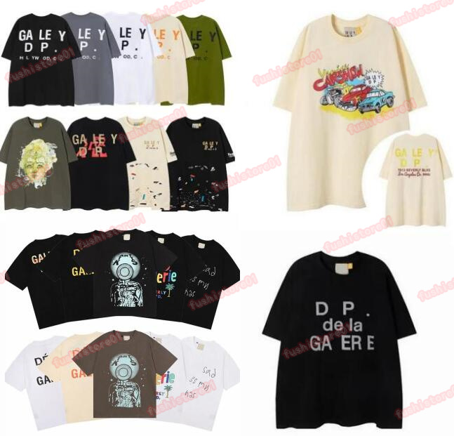 

2023 New Tees Galleryse Depts T Shirt Mens Womens Designer T-shirts Galleryes Depts Cottons Tops Man S Casual Shirt Luxurys Clothing Street Shorts Sleeve Clothes, Add postage