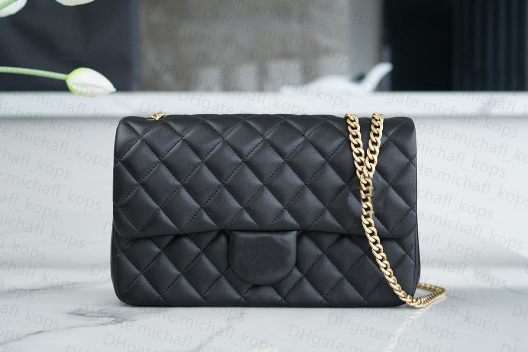 

10A Top Mirror Quality Camellia Accessories 2.55 Diamond Plaid Flap Bag Women Classic Plaid Sheepskin Mini Shoulder Bag Metal Chain Designer Luxury Bag, Black