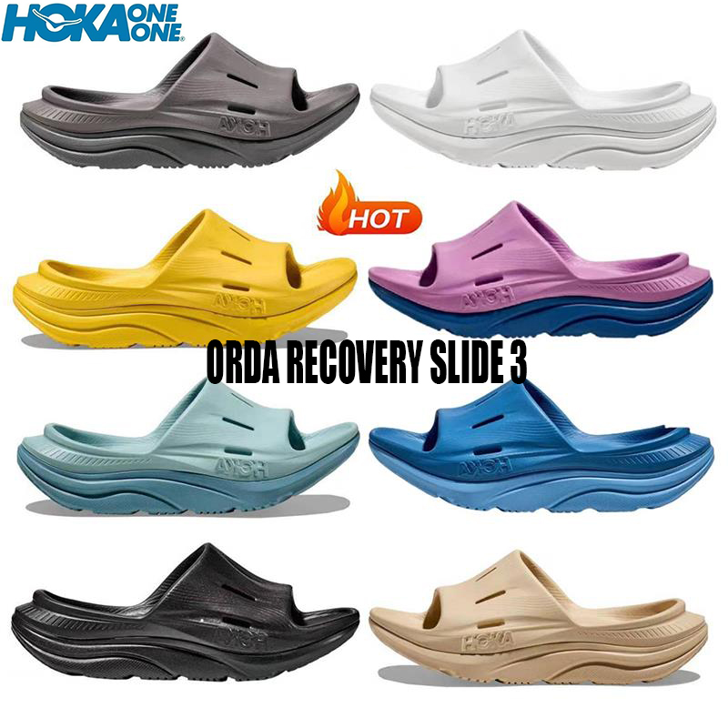 

2023 hoka one outdoor men women orda recovery slide 3 Cushioning Long Distance Runner slippers Shoes Mens Womens slipper 36-45, Ors 36-41#2