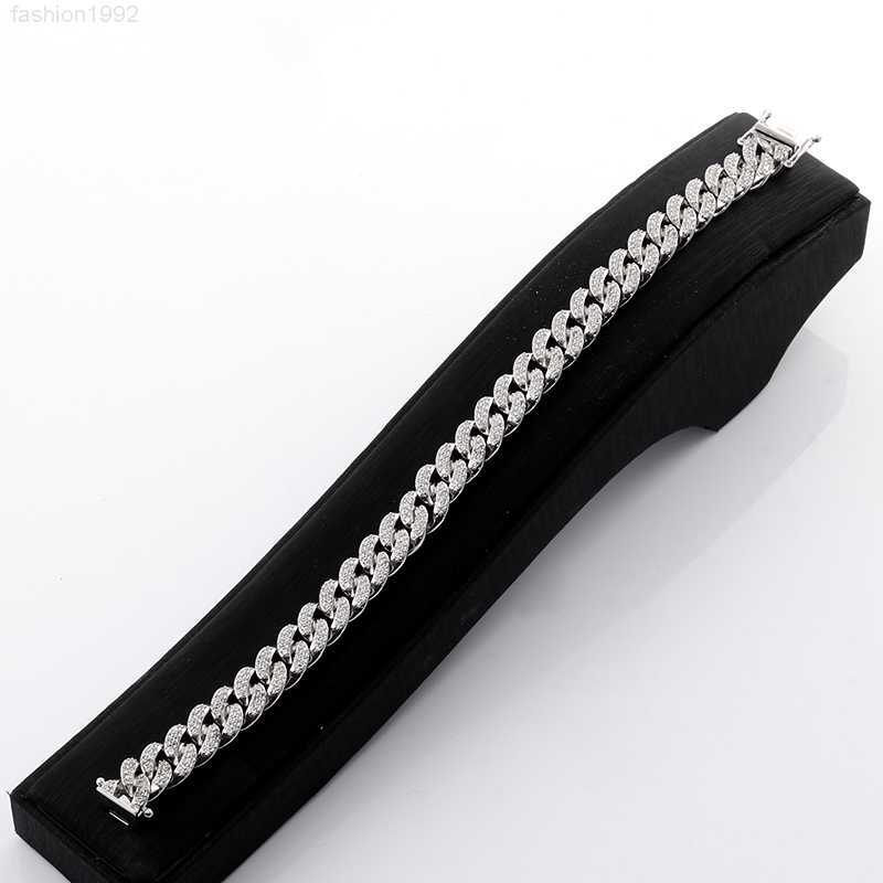 

2012 Fashion Jewelry Easy Opening Miami Cuban Design 14k/18k Solid Gold 10mm-12mm Lab Grown Diamond Cuban Link Bracelet