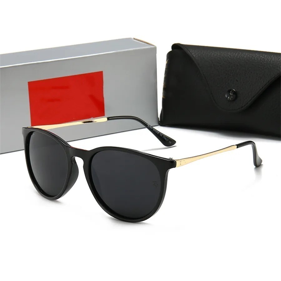 

Luxury designer RanBan polarized sunglasses for men curved women pilot sunglasses UV400 glasses ray Sunglasses frame Polaroid Corporation lens belt box