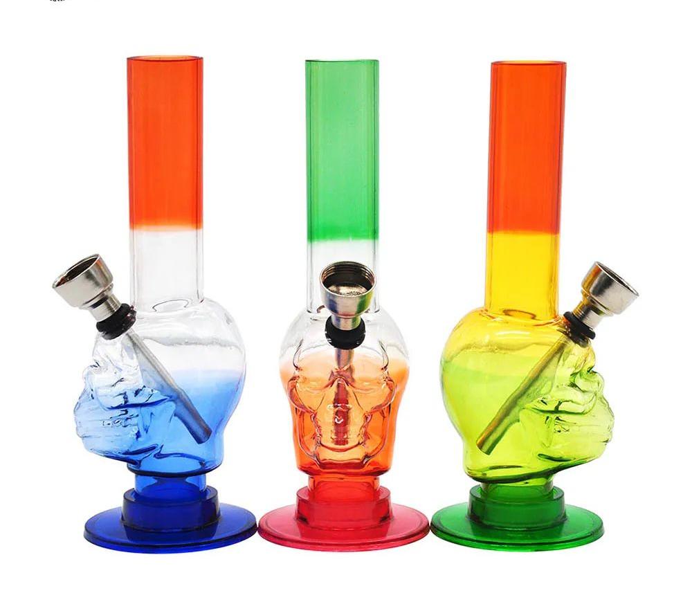 

Glass Bong 150mm Smoking Mini Acrylic Bong with 15MM Metal Bowl Pattern Mix Smoking Water Pipes Popular Acrylic Tobacco Hookah Bongs