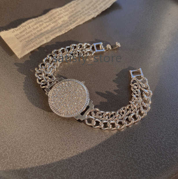 

Gold Plated Stainless Steel Cubic Zirconia Dainty Tennis Link Chain Bracelets Fashion Jewelry Bracelets Bangles