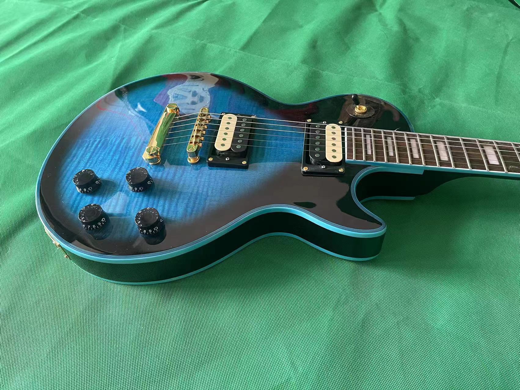 Send in 3 days Flame Maple Top G Les Standard Brown LP Paul Electric Guitar in stock GVSXDZXSE-image-877880800