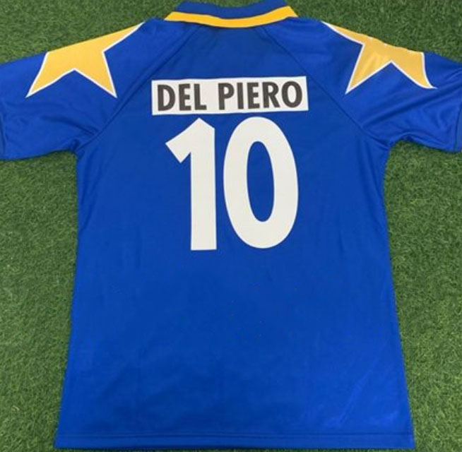 

1995 1996 1997 Retro soccer jerseys PILRO DEL PIERO VIALLI Ravanelli Camiseta claccic Football Shirts maillot kit uniform Camiseta de Foot jersey, 96/97 away shirt