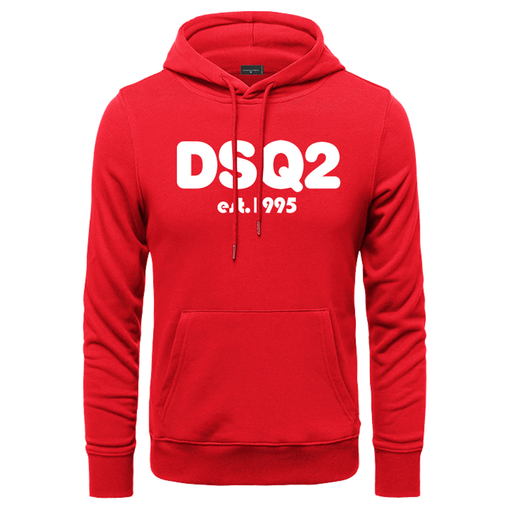 

DSQ2 Hooded Sweatshirts ICON Mens Women Designer Hoodies Mens Clothing High Street Print Hoodies Pullover Winter Sweatshirts Size XS-L Men's Clothing black white red, Icon dm001 black white