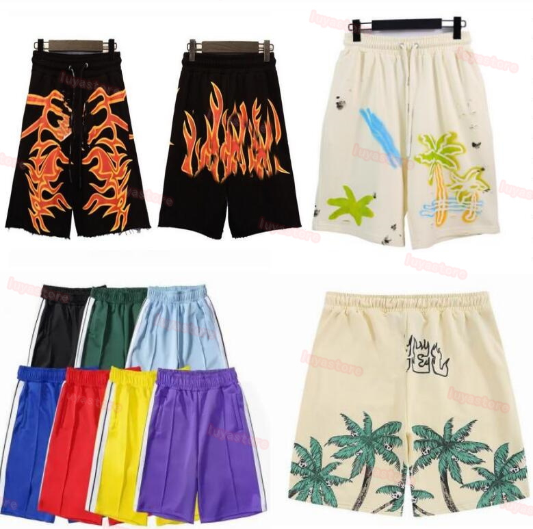 

Mens Women Shorts T shirts Designer Palms Tracksuit Summer Fashion Brand Angle leisure loose Crew Neck Cottons print Luxurys tops Clothing Size S-XL, Add postage
