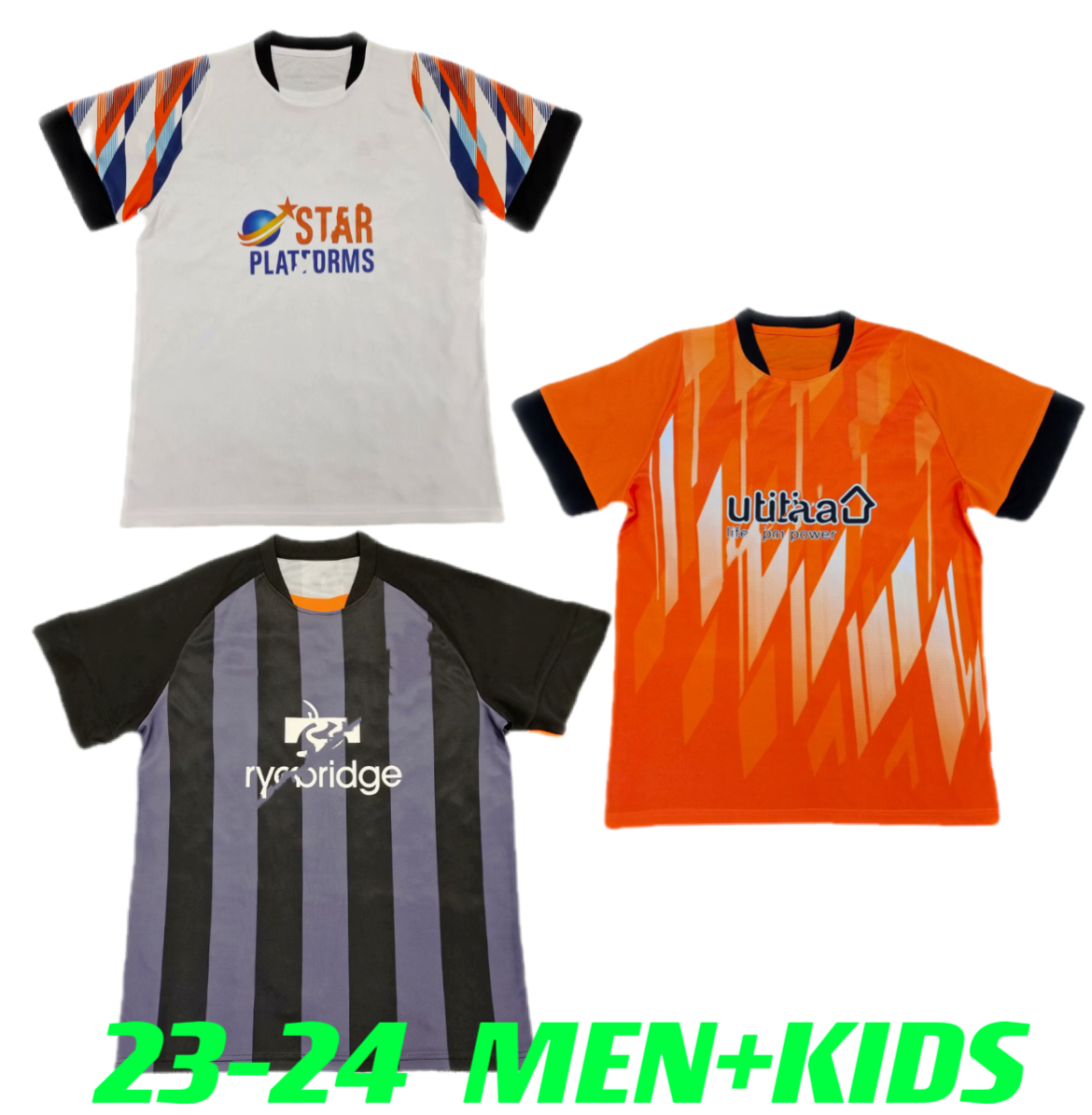 

2023 2024 Luton Town Soccer Jerseys BRADLEY home away third Burke Hartson Billy Bingham Curtis Lansbury Donaghy Berry Givens Mick Mpanzu MAN Kids football shirt, 23-24 home
