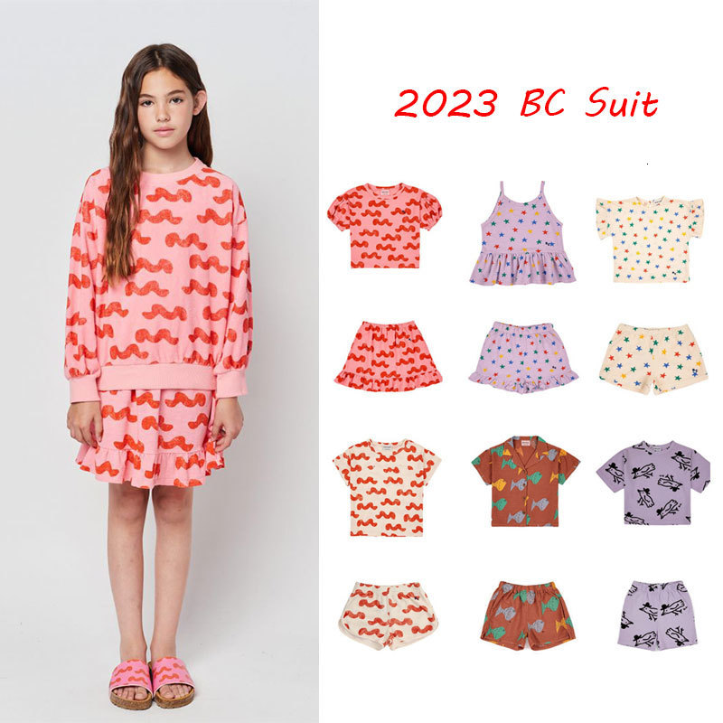 

Clothing Sets BC Spring Summer Kids Clothes Girls Sweatshirts Pants Skirts Baby Children's Short Sleeve T Shirts Skirts Clothings Top 230619, As shown