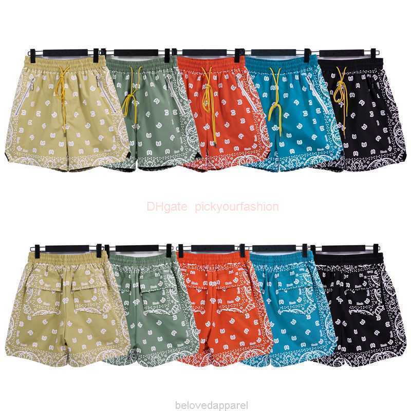 

Designer Short Fashion Casual Clothing Beach shorts Rhude High Street Fashion Brand All Sky Star Printed Mens Shorts Summer New Loose Sport Casual Pants Joggers Spor, Black