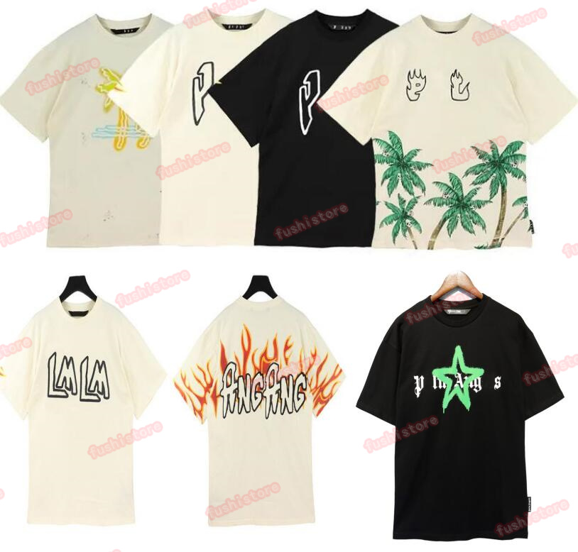 

Palm Angel Mens T Shirts Mens&Womens Designers Tees Apparel Tops Man Casual Chest Letter Shirt Luxurys Clothing Street Shorts Sleeve Clothes Tshirts, Add postage