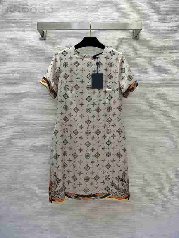 

Street Style Dresses Designer 2023 New Summer Autumn o Neck Short Sleeve Fashion Milan Runway Dress Brand Same Women' 9V0C, Customize