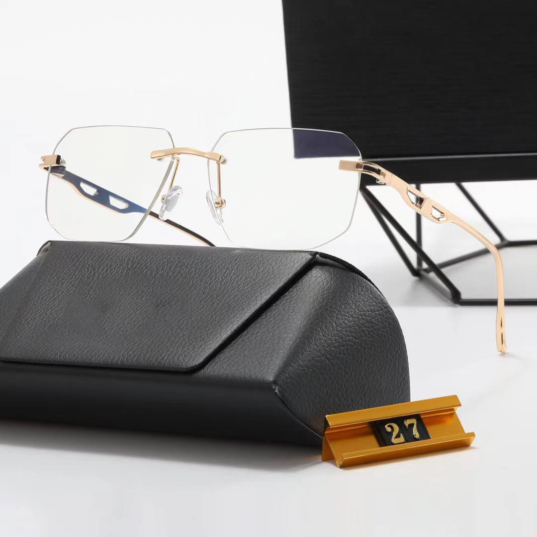 

Optical glasses MABAH sunglasses ladies Men sunglasses Business elegance Frameless metal legs glasses Customizable lens Fashion brand Optical spectacle frame