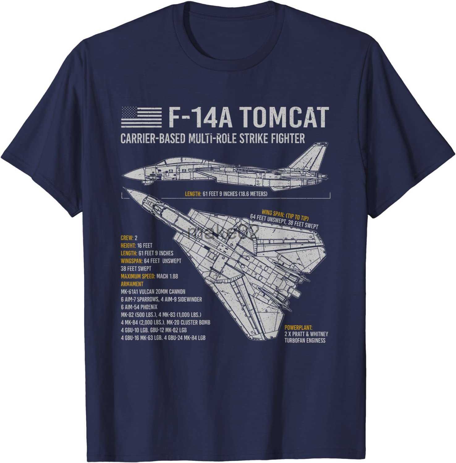 

Mens TShirts Mens Hoodies Sweatshirts F14 Tomcat F14 Aircraft Airplane Blueprint Schematic Men TShirt Short Sleeve Casual 100 Cotton ONeck Summer Shirt x0620 x0620, Navy blue