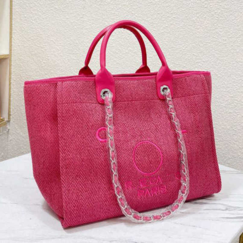 

Luxury Classics Women's Hand Embroidered Pearl Beach Bag Big Small Backpacks Canvas Chain Backpack Evening Handbags Lcnv, Sky blue