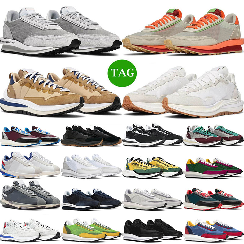 

2023 Ldv x Sacai Waffle Designer Casual Shoes Blazer Vaporwaffle Sail Gum Sesame Blue Void Villain Red Black Tour Yellow for Men Women Sacais Trainers Sneakers, 21