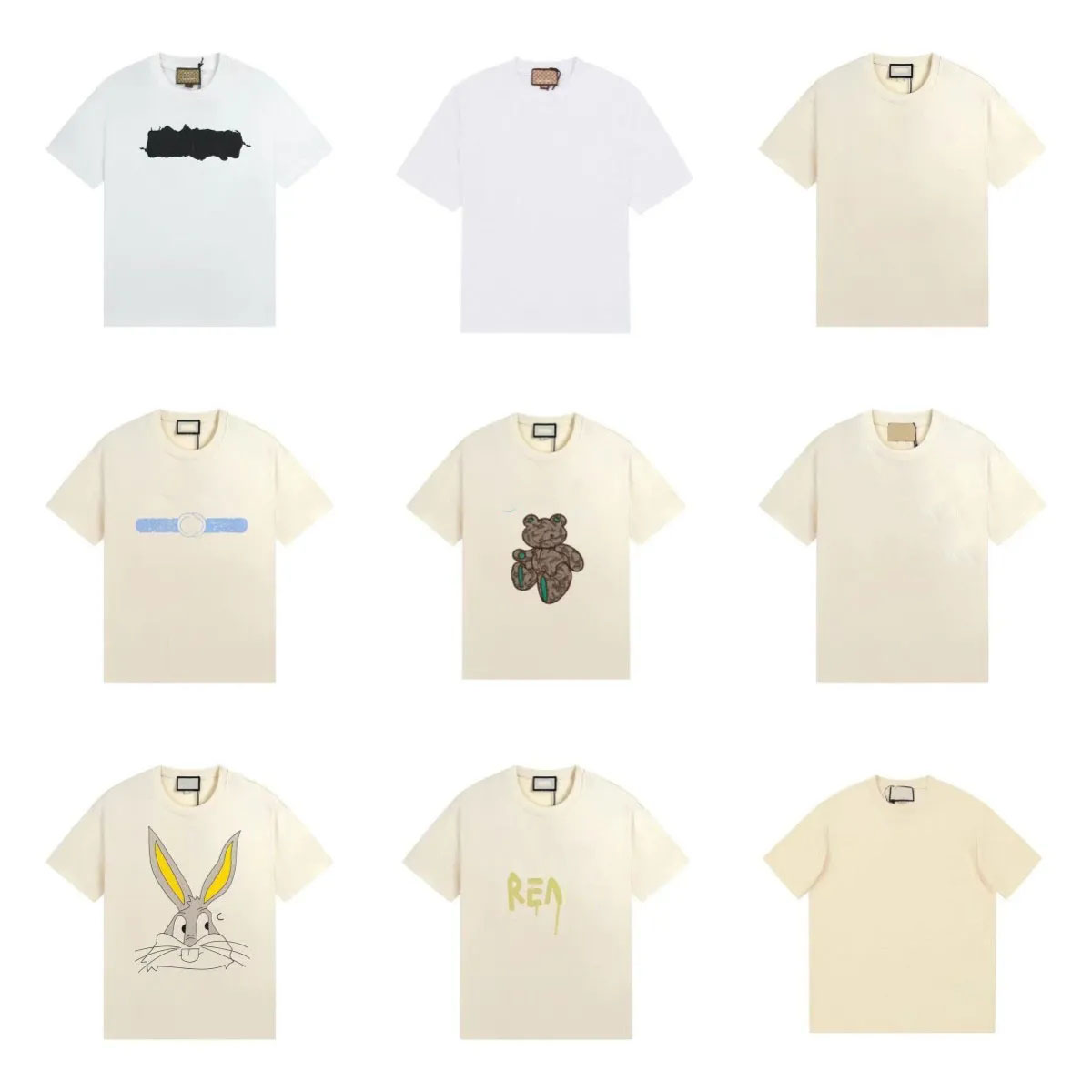 

Men's T-shirt designer G Fashion Letters Men Casual Summer Short Sleeve Asian sizes