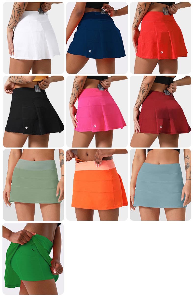 

LLLM Versatile sports short skirt for women's anti light dance yoga skirt pants pace rival Personalized BRA lapel embellishment neck sports bras, 23628 #10