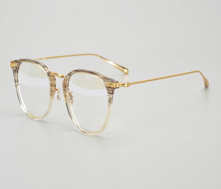 

2020 HighQuality OV5307D Puretitanium Vintage round frame for prescription glasses 4921145 fashional ultralight unisex sh3958684