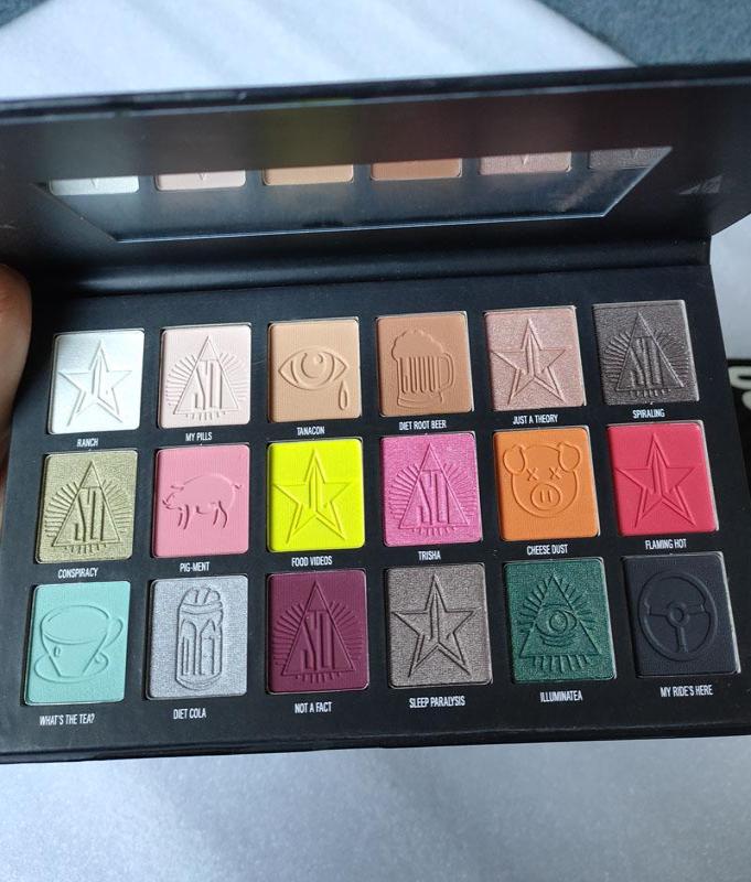 

High Quality Makeup Palette Brand Five Star J Star X Shane Dawson Conspiracy Eyeshadow Palette 18 Color Shimmer Matte1595335, Multi