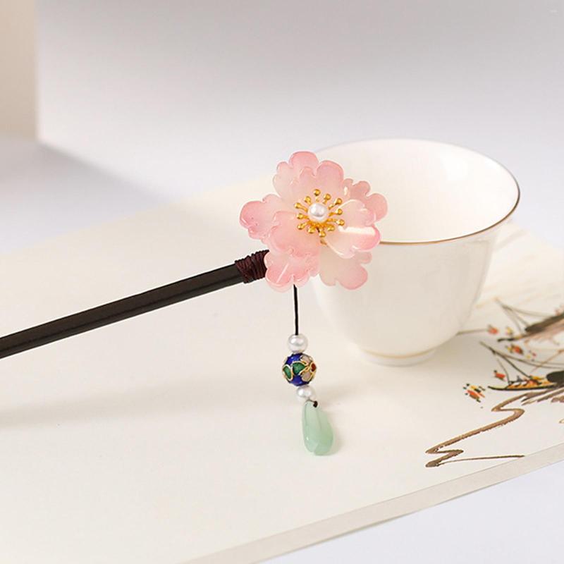 

Hair Clips Ethnic Style Chopsticks Pin Luxurious Flower Prong Updo Chignon Pins For Women Girls And Hairdressing Salon D88