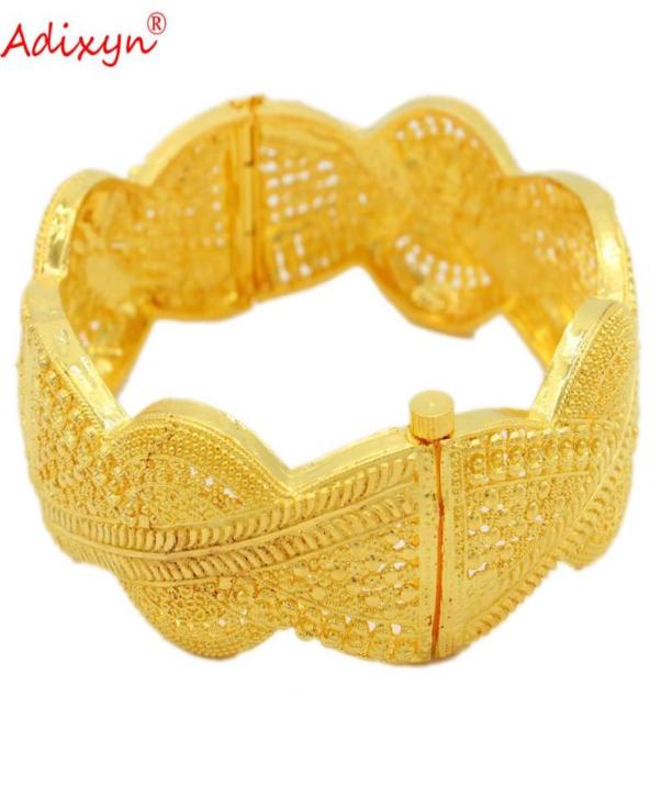 

Adixyn Can Open24K Gold Color Dubai Bangles Jewellery African Ethiopian Bracelets For Women Wedding Jewelry Party Gifts N12071 B4029898