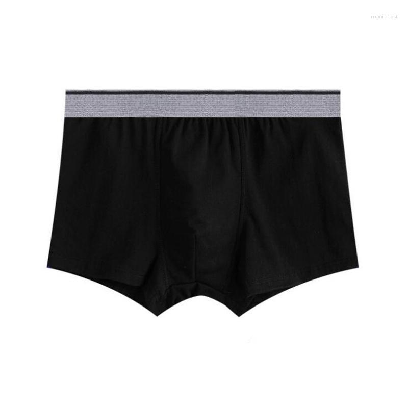 

Underpants 5 Pc/lot Wholesale Fashion Men Underwear Size -3XL Sexy Cotton Boxers Multi Colors Boxer Soft And Breathable, Black