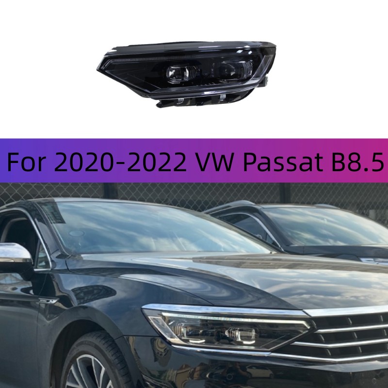 

Car LED Headlight For 20 20 - 20 22 VW Passat B8.5 High Configuration Head Light Parking Running Start Up Animation Streamer Front Lamp