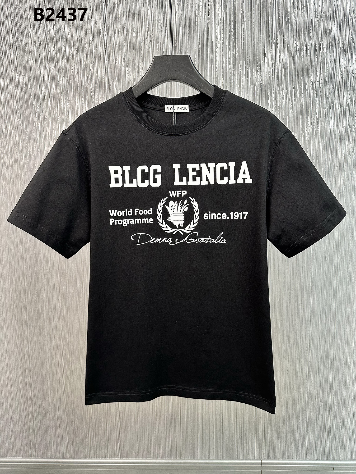 

BLCG LENCIA 2023 Summer New 250g 100% Cotton Fabric T-shirt Men High Quality Print Color Drop Sleeve Loose Tshirts Oversize Tops 22387, White