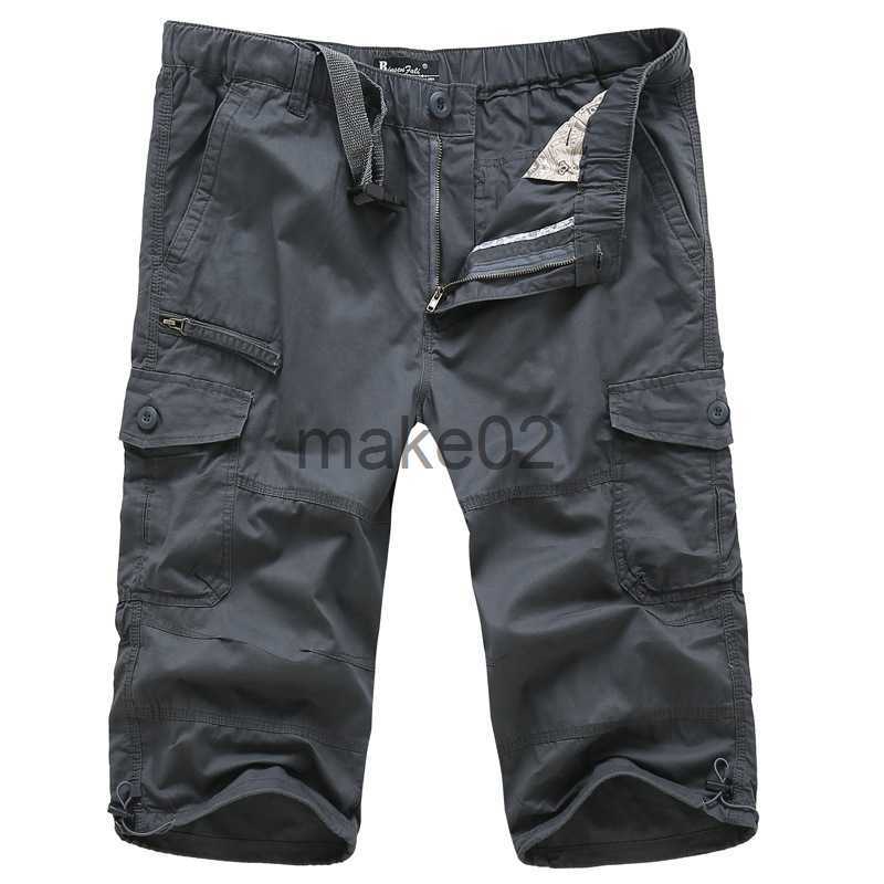 

Men's Plus Size Shorts 2023 Summer Men's Baggy Multi Pocket Military Cargo Shorts Male Cotton Khaki Mens Tactical Shorts Short Pants S5XL Free Belt x0621 x0621, Army green