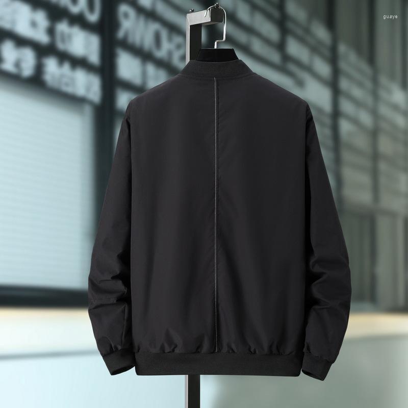 

Men's Jackets 9XL 10XL Plus Size Men Autumn Windbreaker Coats Bomber Jacket Casual Fashion Baseball Male Outdoor Outerwear, Black