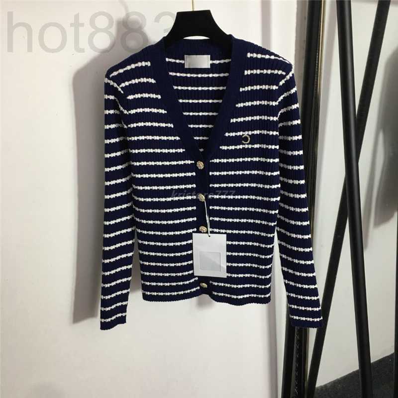 

Women's Sweaters Designer Slim Striped Knits Top Girls Milan Runway Letters Button Shirts Cardigan 4EAJ, Multi