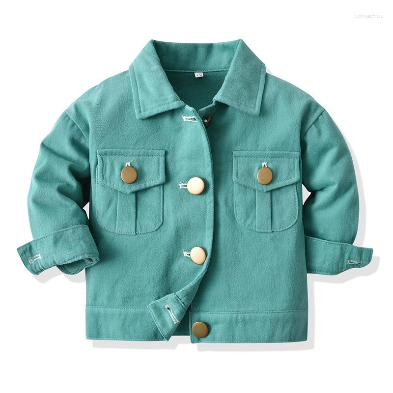 

Jackets Autumn Kids Denim Jacket Fashion Coat Children's Clothing Crtoon Soft Boy And Girl Clothes Baby, Style 4