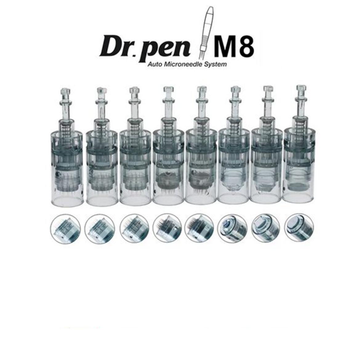 

10PCS Replacement Micro needle Cartridge Tip 11 16 24 36 42 nano Pin for Auto Electric Dermapen Dr Pen M8 MTS Skin Rejuvenation Mi7702233