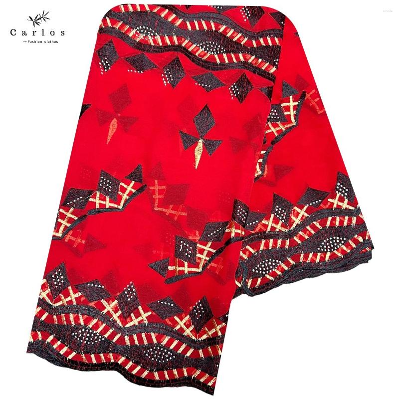 

Ethnic Clothing 2023 Latest African Women High Quality Chiffon Material Scarf Big Circle Design Muslim Embroidery Hijab For Shawls Pashmina