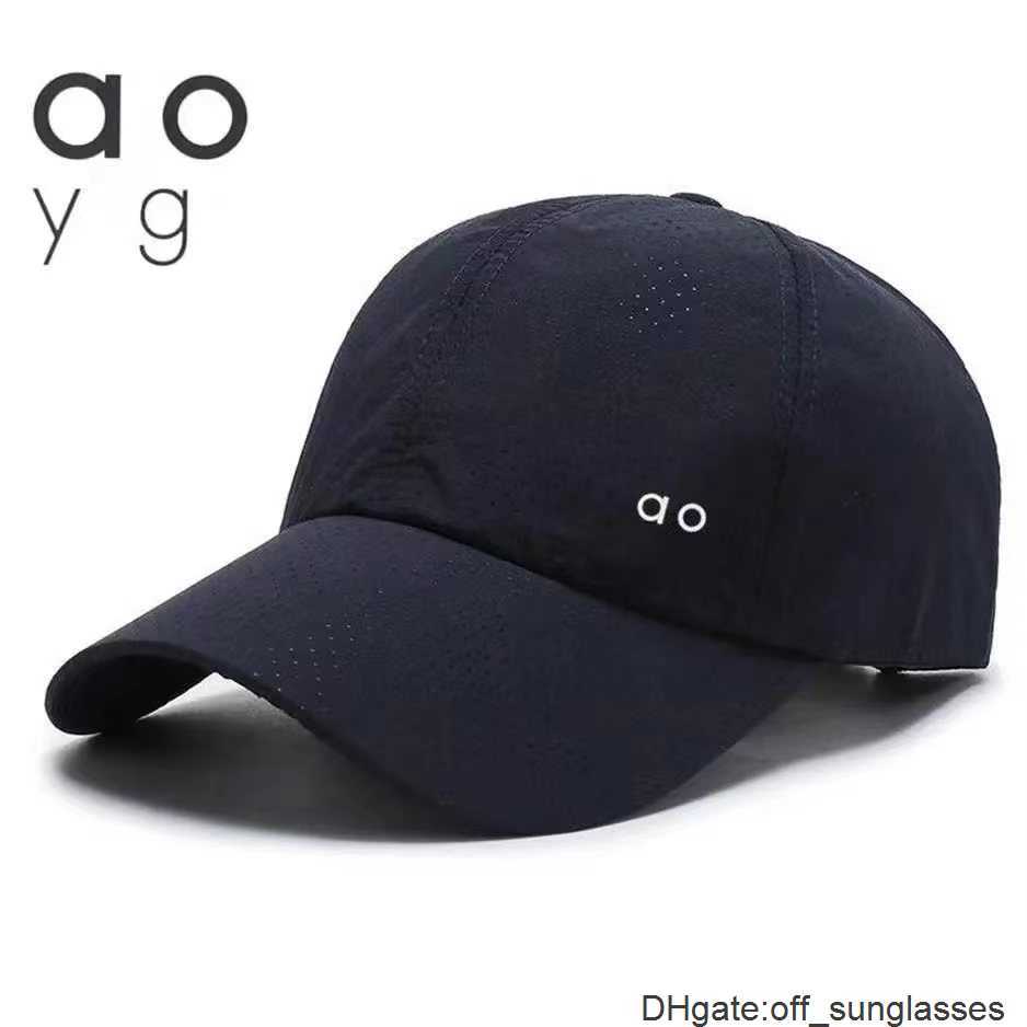 

Alo Yoga Baseball Caps Men's And Women's ball cap Fashion Quick-drying Fabric Sun Hat Beach Outdoor Sports Solid Co270x SGQH, Grey