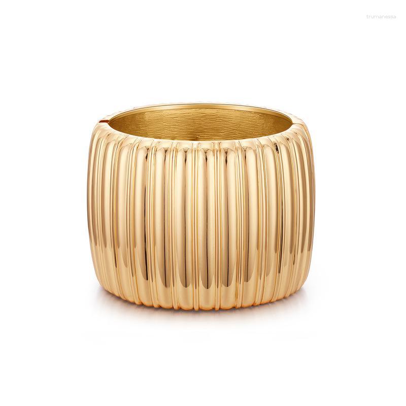 

Bangle Punk Hiphop Wide Geometric Irrregular Gold Bangles Women 2023 Dubai African Bangle&Bracelets Weeding Party Jewelry Gift Raym22