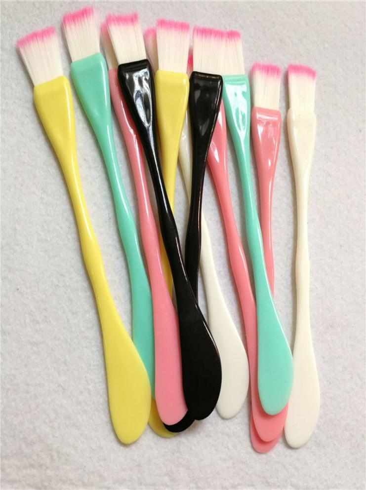 

DIY Facial Mask Brush Doubleend Face Eye Treatment Makeup Brushes Cosmetics Skin Care Masks Brush Plastics Applicator4722592