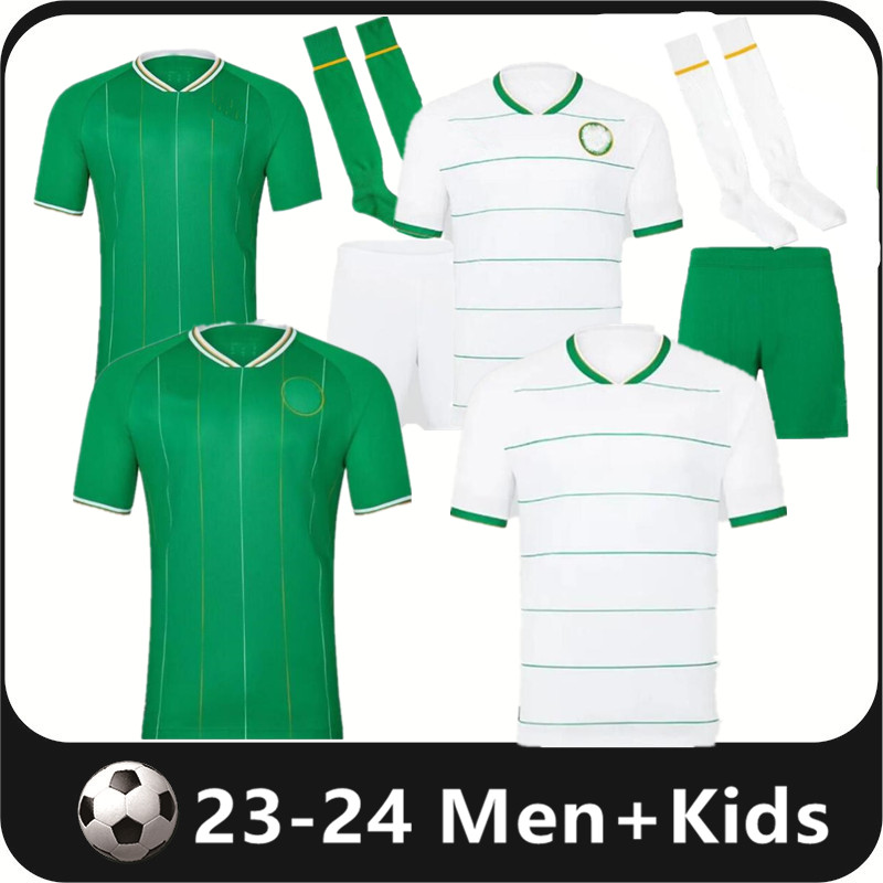 

2023 2024 Ireland Soccer Jerseys kit DOHERTY DUFFY 23 24 National Team BRADY KEANE Hendrick McClean Scotland Anniversary Football shirt men kids kit uniform S-4XL, Home