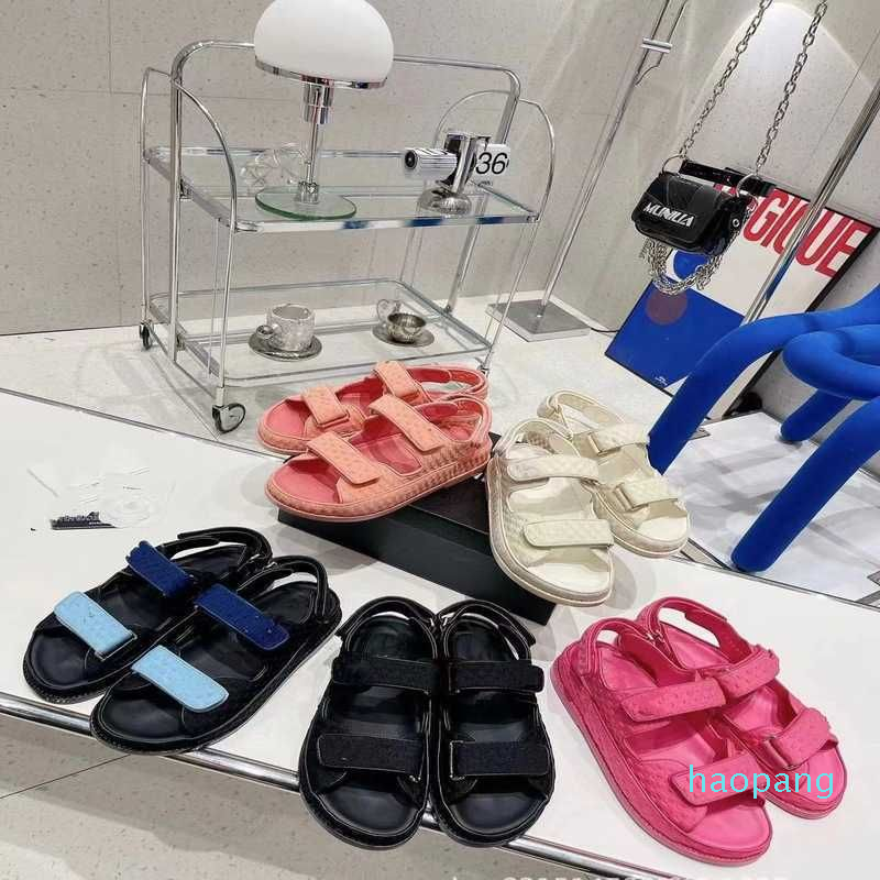 

Luxury Design Ladies Sandals Slippers Strap Roman Shoess, Black