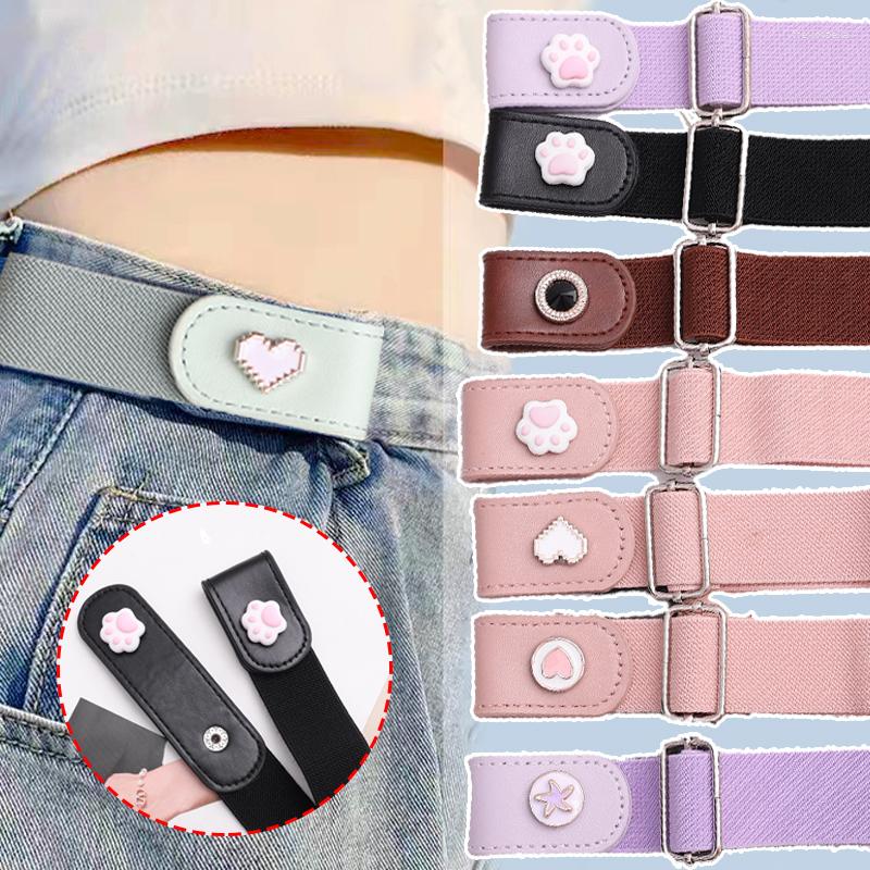 

Belts Traceless Invisible Everything Elastic Lazy Big Change Small Jeans Waist Adjustable Belt Accessories, Style c