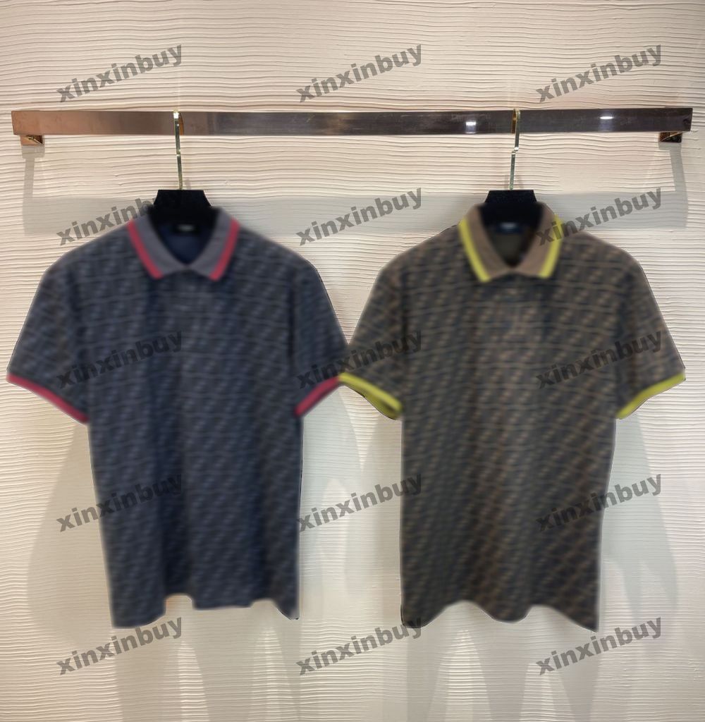 

xinxinbuy Men designer Tee t shirt 23ss Double letter printing roma short sleeve cotton women white black blue red M-3XL, 01