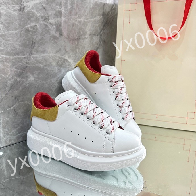 

Top Hot Luxurys Designers sneaker Casual Shoe Sole White Black Leather Womens mens high-quality Flat Lace Up Trainers sneakers size 35-46, 02