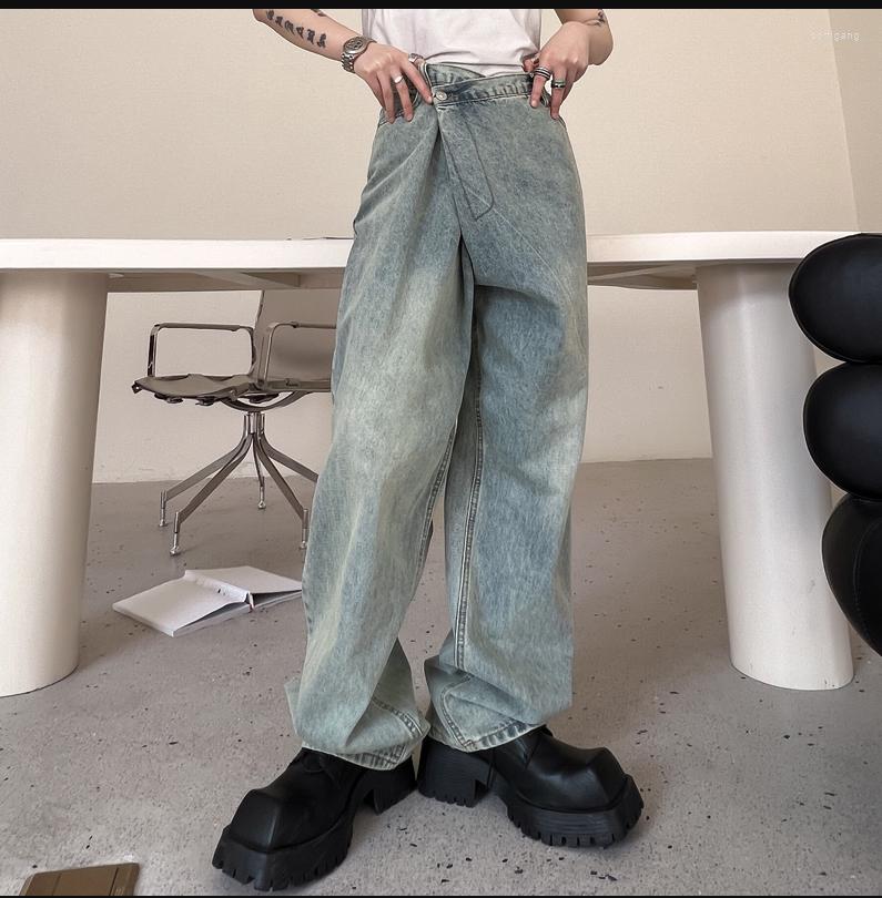 

Men' Jeans E0467 Fashion Men' 2023 Runway Luxury European Design Party Style Clothing, Picture shown