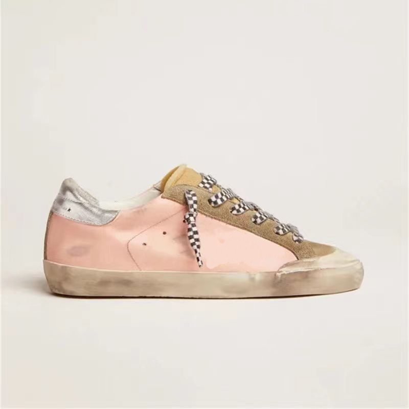 

Top quality Designer Women Sneakers Dress Shoes Super Star Shoes Brand Golden Sequin Classic White Do-old Dirty Canvas shoes Man Casual Shoe, Color#32