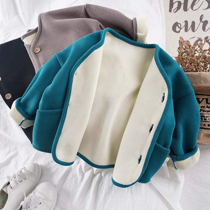 

Jackets Young Children For Baby Boys Girls Casual Coat Autumn Winter Kids Outerwear Clothes Toddler Children's Clothing 1-6, Black