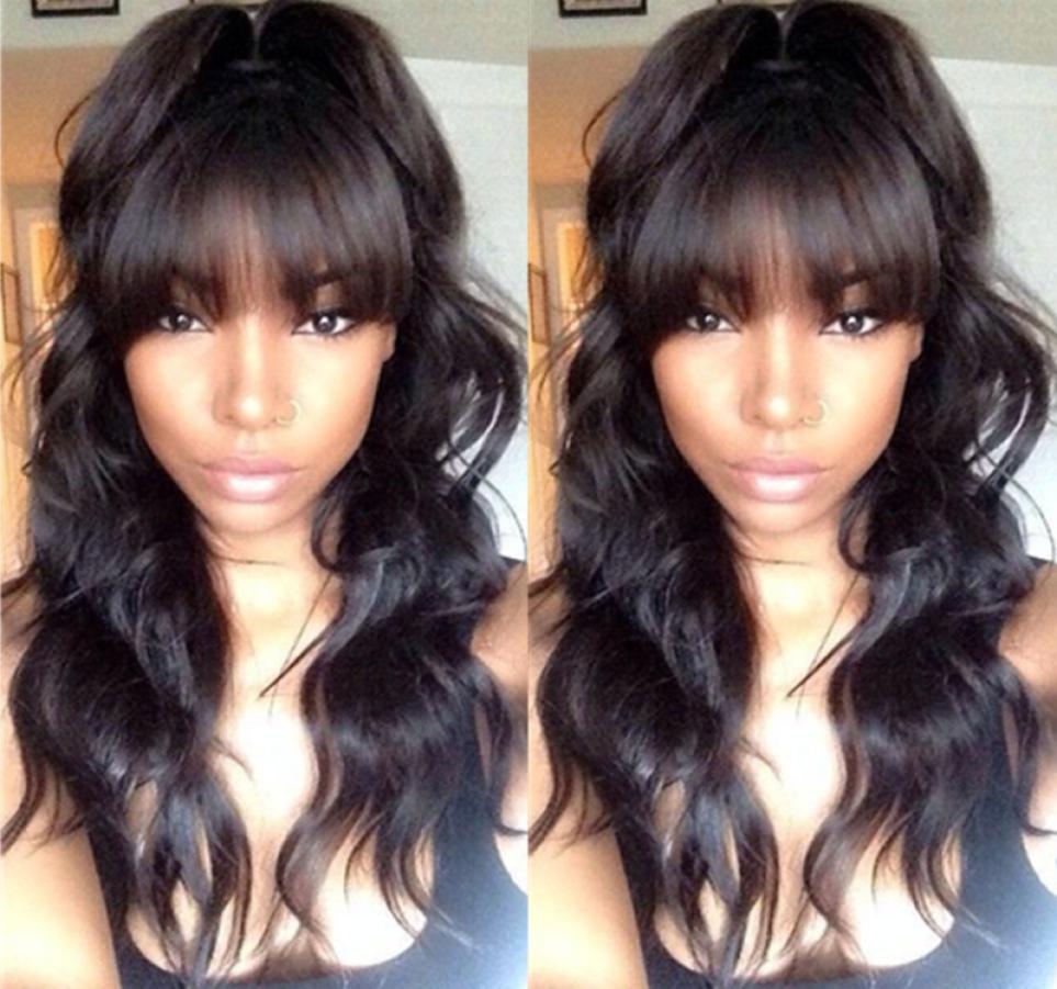 

150 Density Glueless Lace Front Human Hair Wigs With Baby Hair 826 Inch Body Wave Pre Plucked Brazilian Remy Hair Lace Wigs4136378, Natural color