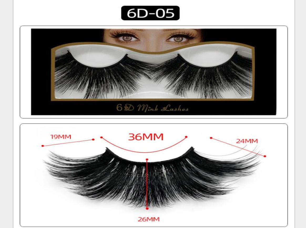 

6D Mink 25mm lashes 100 Volume Crisscross Long Hair 3D 25 mm False Eyelashes Eye lashes Fake EyeLashes Makeup Eyelash Extension T5244595