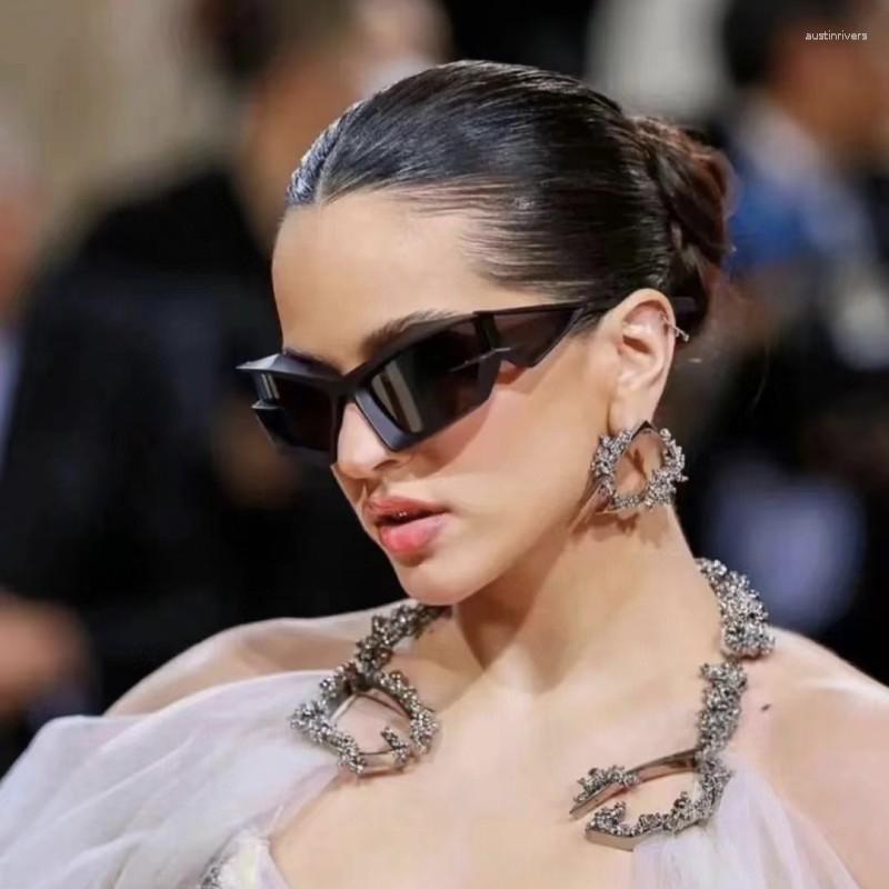 

Sunglasses 8color Aesthetic Y2K Men Outdoor Bicycle Cycling Sports Sun Glasses Women Vintage Shades Fashion 3D Printing Eyewear