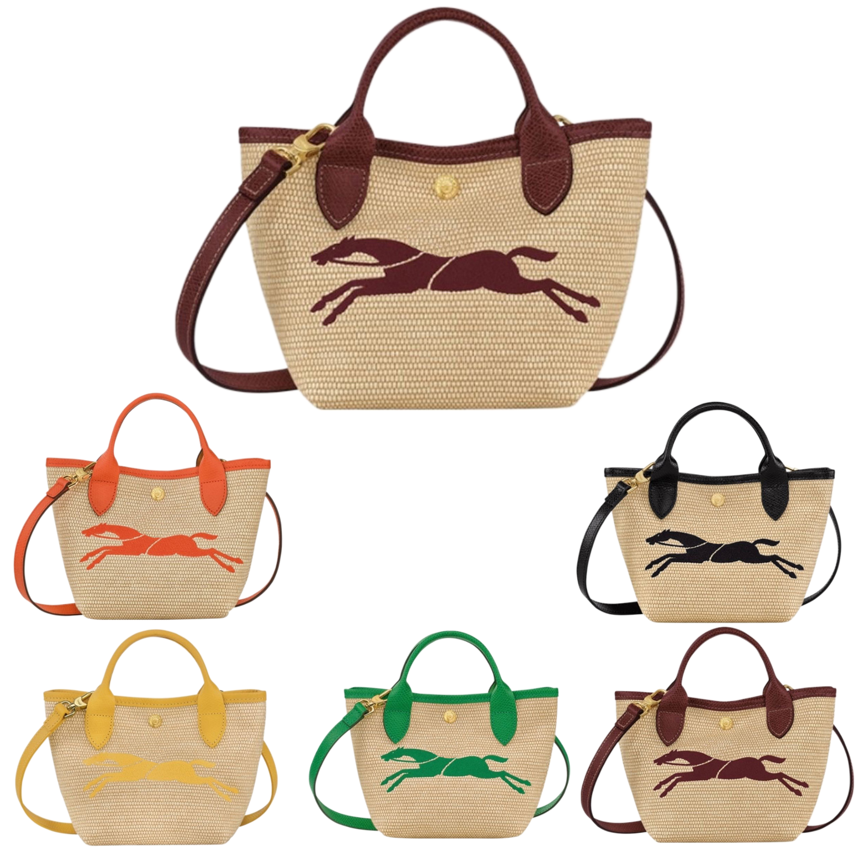 

luxurys Designer Cross Body summer Women Straw hand bag vacation mini Hobo le replay fashion longchammp tote Totes Clutch Bags beach Raffias men Basket Shoulder Bags, Brown